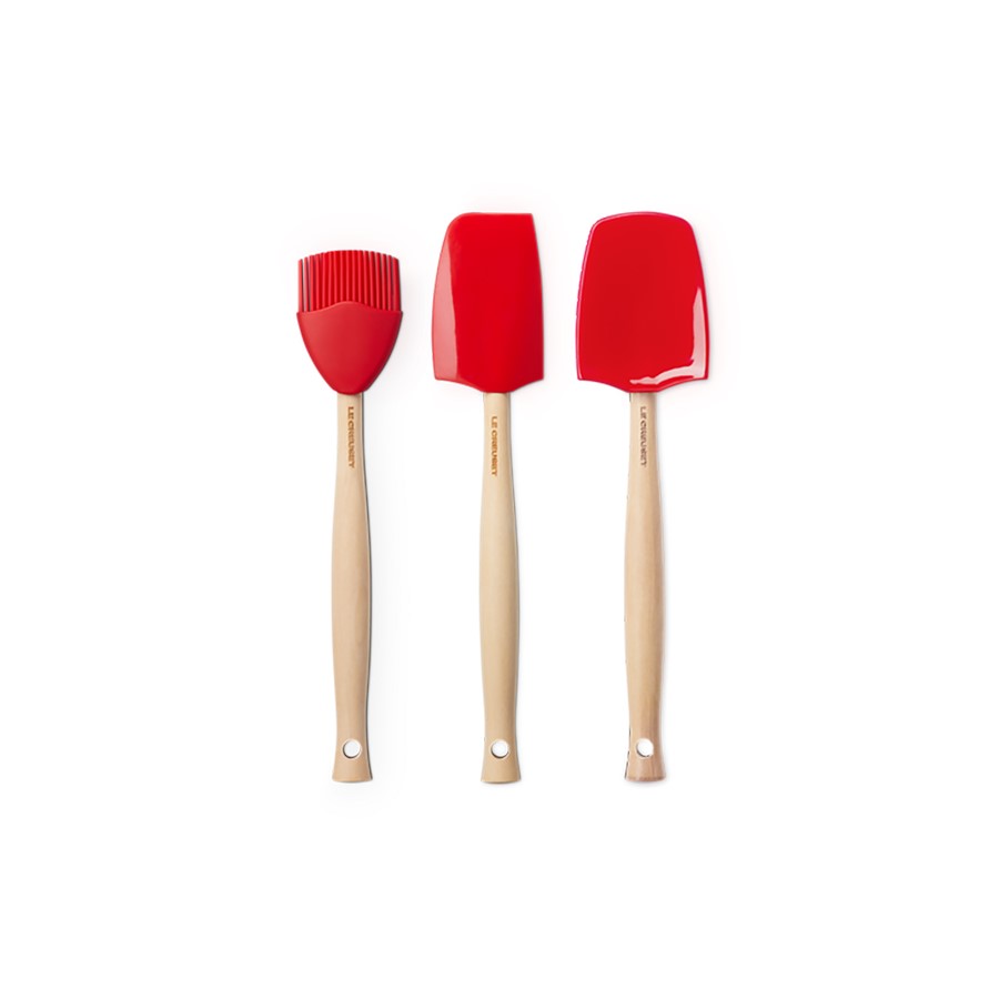 product image Le Creuset Set of 3 Spatulas Cerise 