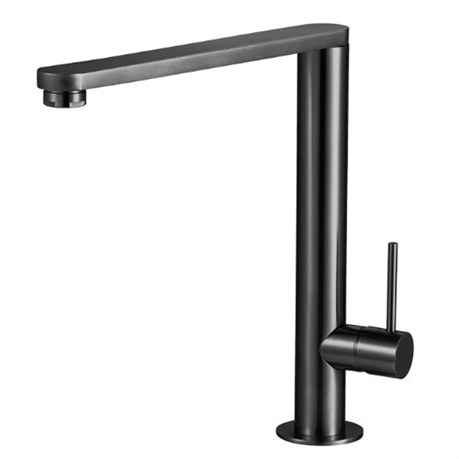 product image Bridge Point Single Lever Kitchen T Stainless Steel Gun Metal