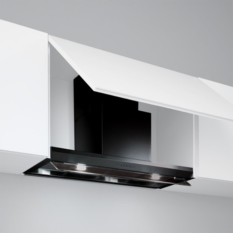 product image Falmec Hood Virgola Evolution Black 75cm 220-240V ~ 50-60Hz 600 m3/h Without Filter