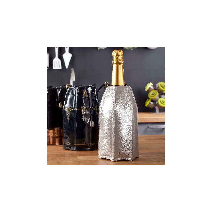 product image Vacuvin Champagne Cooler Sleeve Platinum 