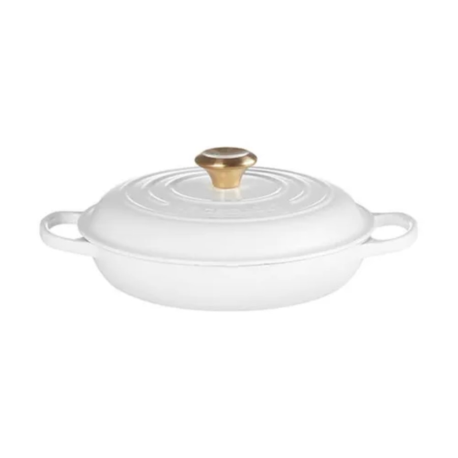 Le Creuset Shallow Casserole White 26 cm Image