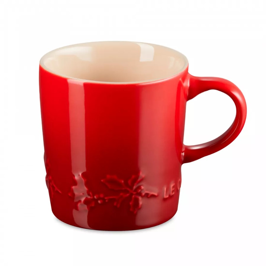 product image Le Creuset Holly Colle Mug Cerise 350 ml 