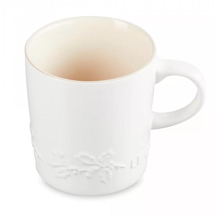 Le Creuset Holly Collec Mug White 350 ml Image