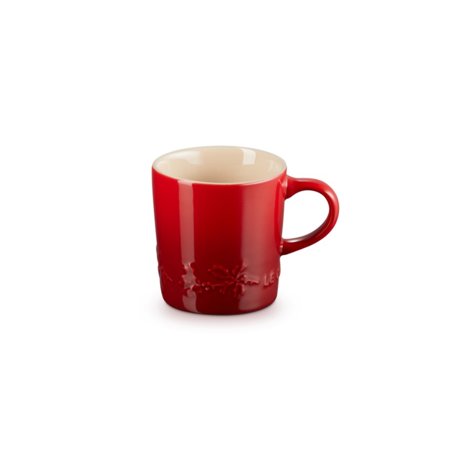 Le Cresuet Holly Capp. Mug Cerise 200 ml Image