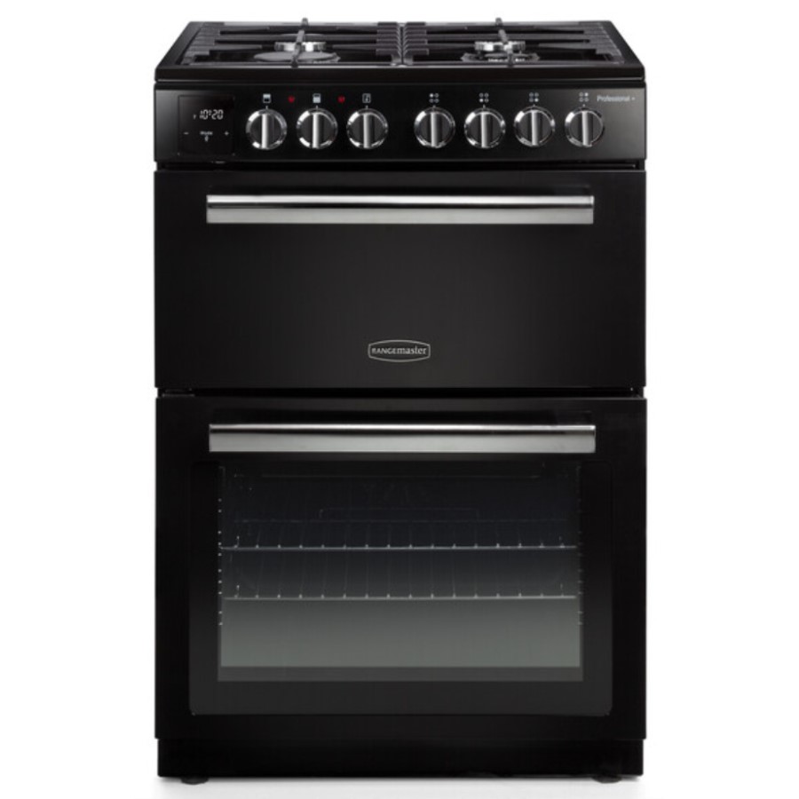 product image RangeM Cooker Prof. Dual Fuel Black W: 60.00 cm D: 60.00 cm